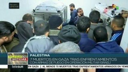 Mueren 7 en Gaza tras enfrentamientos en operación israelí