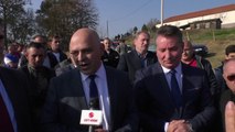 Ministri Lekaj me kryetarin Gjini përurojnë rrugën Berdosanë - Rezinë - Lajme