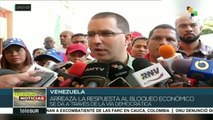 Afirma canciller que venezolanos responden al bloqueo con votos
