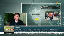Perú: mueren 6 niños futbolistas y entrenador tras caer su autobús