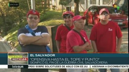 Conmemoran salvadoreños operación que provocó el fin de la guerra