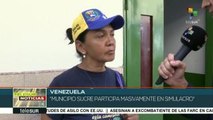 Alta la participación electoral en simulacro de comicios venezolanos