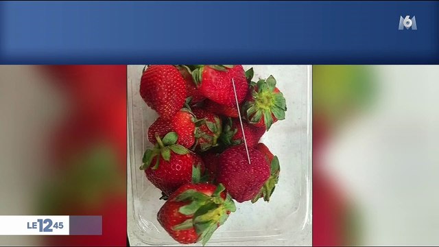 Aiguilles dans les fraises en Australie : une femme inculpée
