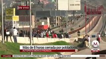 Caos vial por cierre de la autopista México-Pachuca