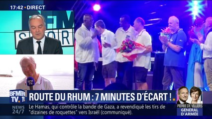 Francis Joyon: "Ce final, il a la saveur du finish a contact avec François" Gabart