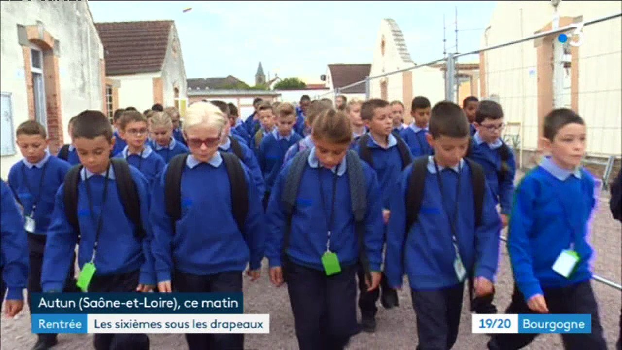 REPORTAGE JRI Rentrée au lycée militaire d'Autun (71) - Septembre 2018 -