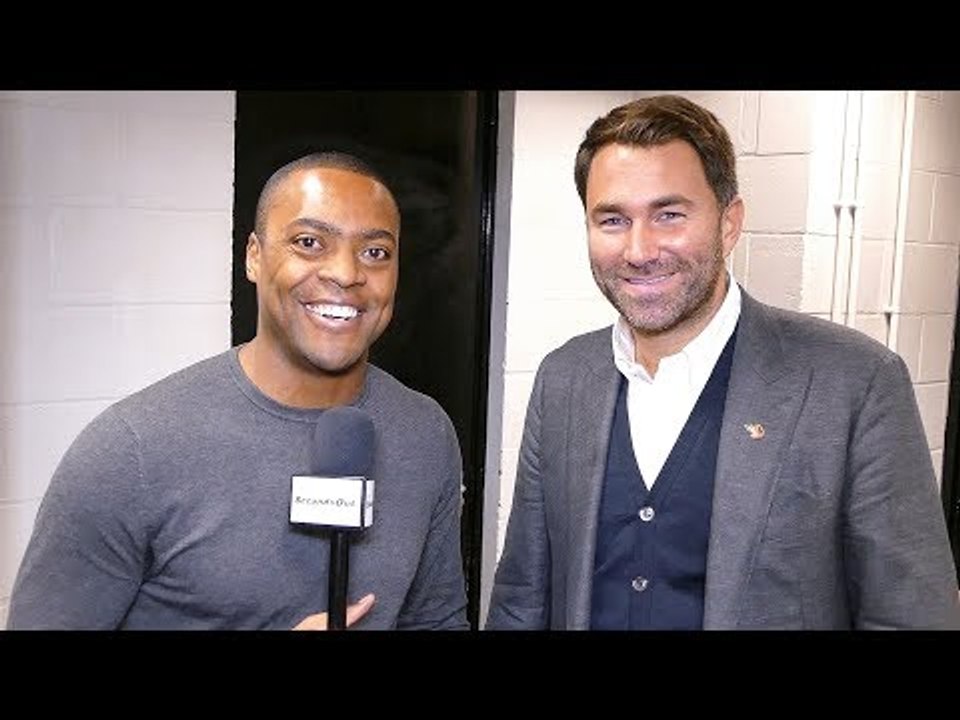 Eddie Hearn REACTION Anthony Joshua vs Usyk! & Tony Bellew KNOCKOUT