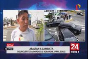 Peligrosos “Marcas” roban 29 mil soles a cambista en Surco