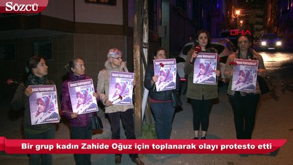 Kadınlar eşi tarafından öldürülen kadın için toplandı