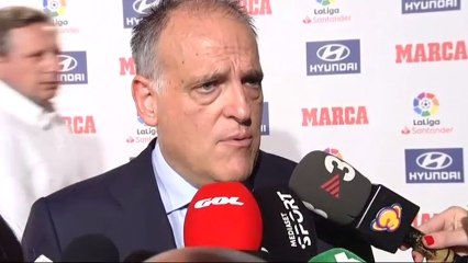 Tebas reitera sus intenciones sobre el Girona-Barcelona en Miami: "Sí se jugará"