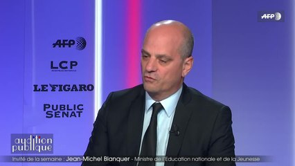 Invité : Jean-Michel Blanquer - Audition publique (12/11/2018)