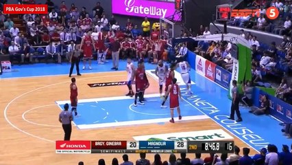 Magnolia vs Ginebra 2nd Qtr - Game 2 Seminfinals November 12, 2018 - PBA Governor's Cup 2018