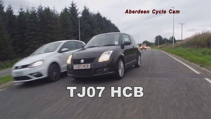 TJ07HCB - Didn't check her mirrors and almost crashed - A944 Kingsford, Aberdeen
