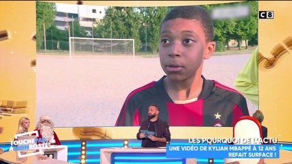 Vidéo de Kylian Mbappé à 12 ans qui refait surface : Cyril Hanouna réagit !