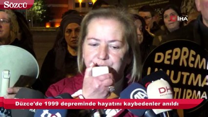 Kasım 1999 depremi unutulmadı