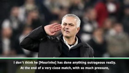 Nothing wrong with Mourinho's Juve celebrations - Mancini