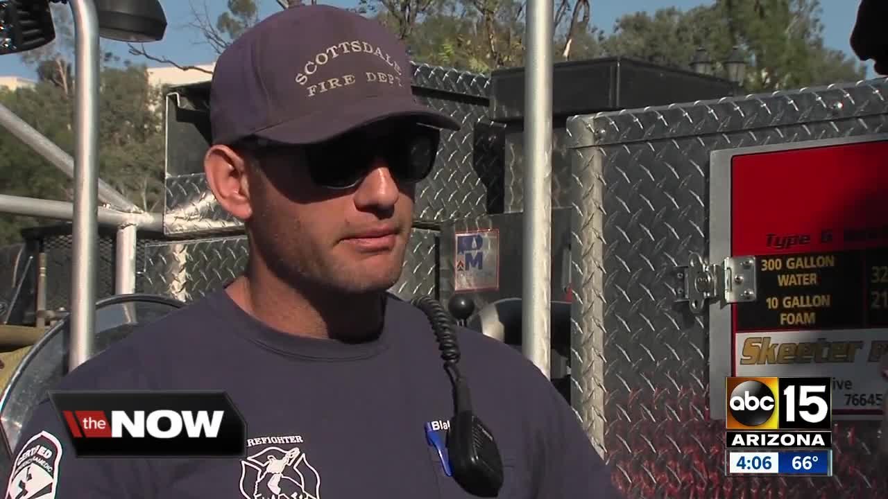 Arizona fire crews continue to help fight the California wildfires