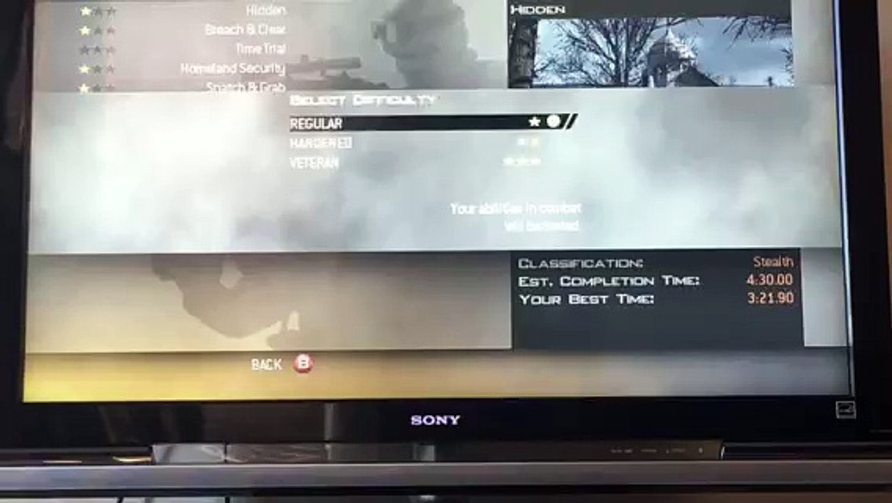 Modern Warfare 2 Spec Ops Hidden Solo