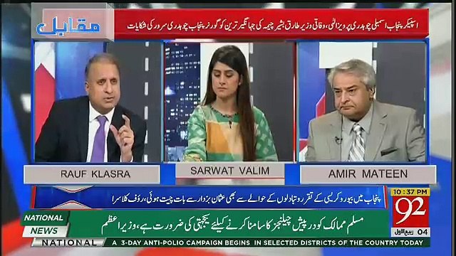 Pervez Elahi Govt Ko Kia Dhamki De Rahe Hain ? Rauf Klasra Tells