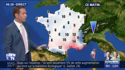 La grisaille va prendre la route de l'Est ce mardi