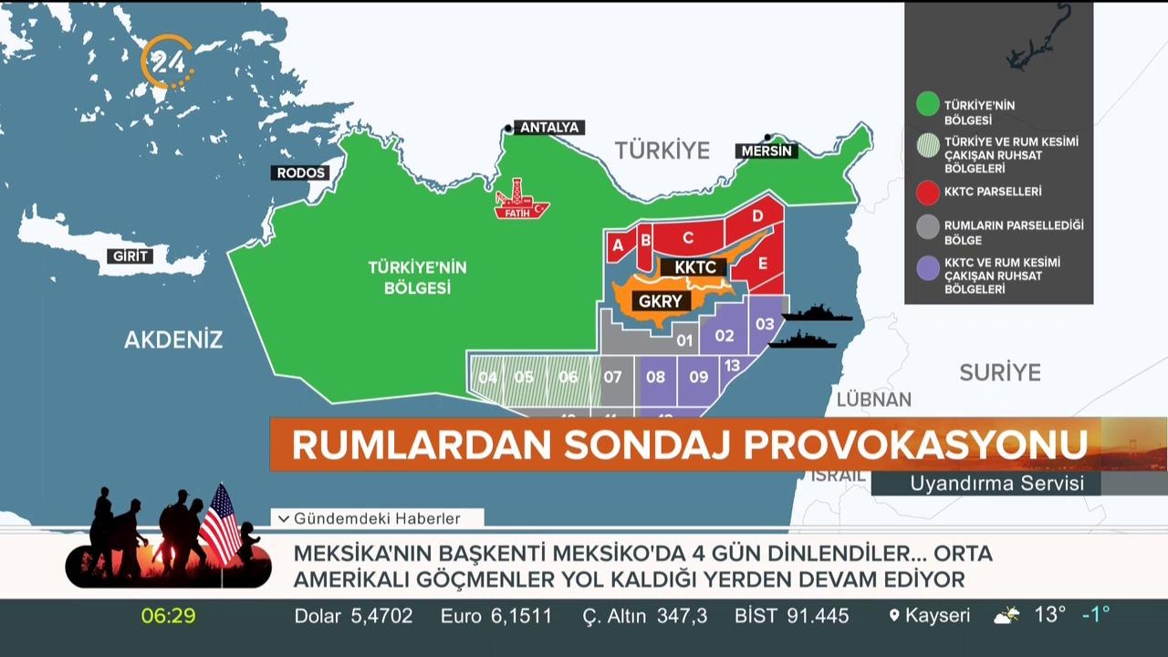 Kıbrıs'ta sondaj gerilimi devam ediyor