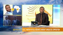 RDC : Martin Fayulu est-il le candidat idéal pour représenter l'opposition ? [The Morning Call]