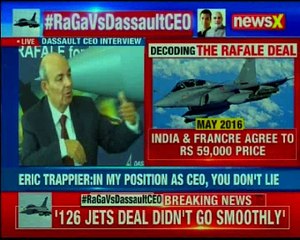 Rafale controversy: Dassault CEO Eric Trappier responds to Rahul Gandhi, says Congress chief is lying