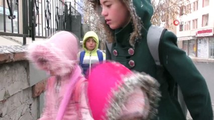 Ardahan güne karla uyandı