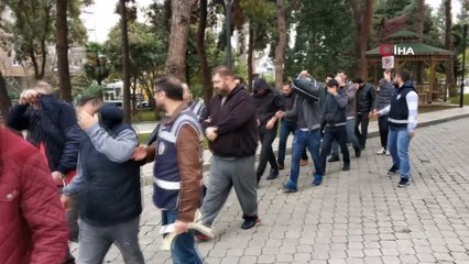 Samsun'da kablo hırsızlığından 13 kişi adliyeye sevk edildi