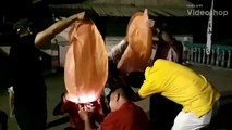 Lampion Harapan Diterbangkan Dari Halaman Klenteng Sai Che Tien Jambi