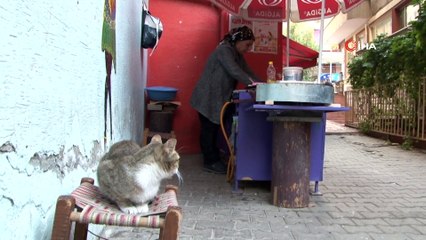 Hastalığını bir tarafa bıraktı, çocuklarını geçindirmek için gözleme satmaya başladı