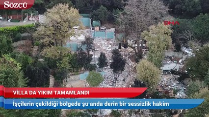 Adnan Oktar’ın villasında yıkım tamamlandı