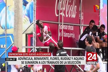 Escuadra 'blanquirroja' sigue con los entrenamientos de cara al amistoso ante Ecuador