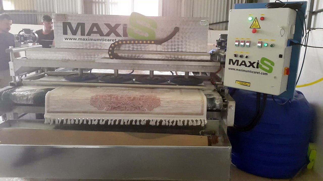 tam otomatik halı yıkama makinası,halı sıkma makinası maxis
