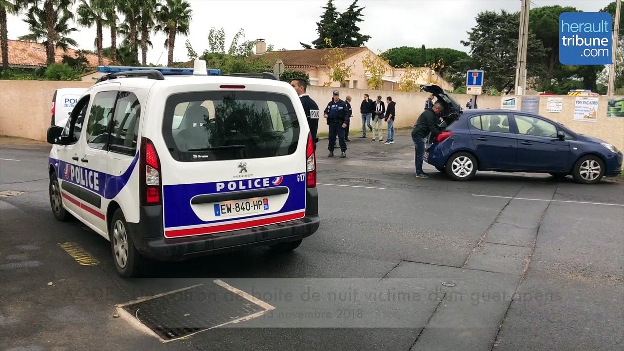 AGDE - Le patron d'une boite de nuit victime d'un guet-apens 13 novembre 2018