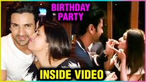 Vivek Dahiya Celebrates Birthday With Wife Divyanka Tripathi and Friends | Inside Video