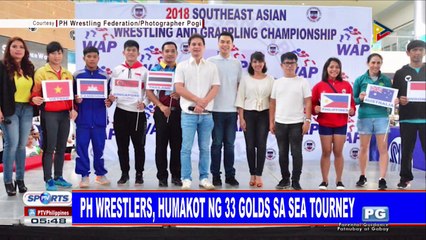 PH wrestlers, humakot ng 33 golds sa SEA tourney