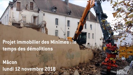 Mâcon : la démolition rue des Minimes lance le projet immobilier