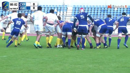 REPLAY CYPRUS / ISRAEL - RUGBY EUROPE CONFERENCE 1 SOUTH 2018/2019
