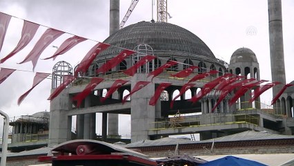 'Taksim'deki caminin betonarmesi bitti, ince işçilik başladı' - İSTANBUL