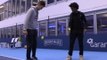 Thiem shows off keepy-up skills to Chelsea's Willian