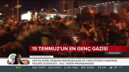 15 Temmuz'un en genç gazisi