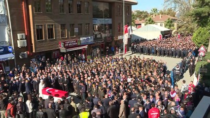 Funeral of martyred Turkish soldier in Bursa