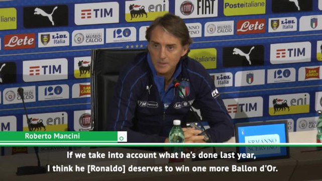 Ronaldo deserves Ballon d'Or - Mancini