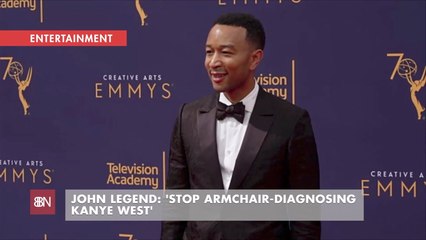 John Legend Doesn't Like People Diagnosing Kanye
