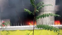 Hastane inşaatında yangın - ZONGULDAK