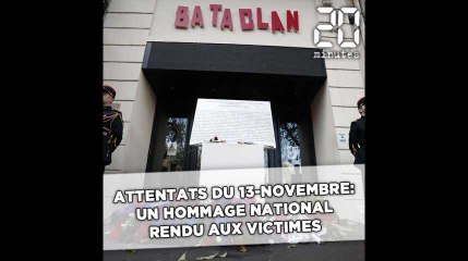 Скачать видео: Attentats du 13-Novembre: Un hommage national rendu aux 130 victimes à Paris et Saint-Denis