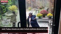 Justin Trudeau retweete une vidéo d'enfants érythréens découvrant la neige