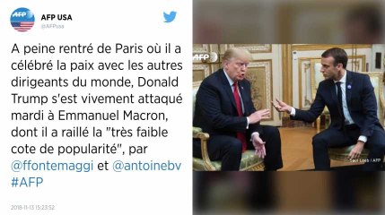 « Make France great again ! » : Donald Trump critique ouvertement Emmanuel Macron sur Twitter.