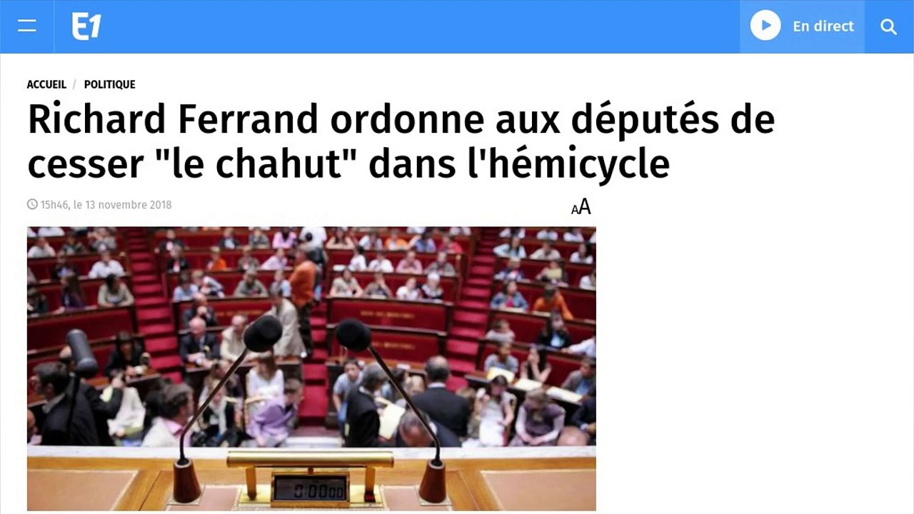 La lettre de menace de Richard Ferrand à tous les députés